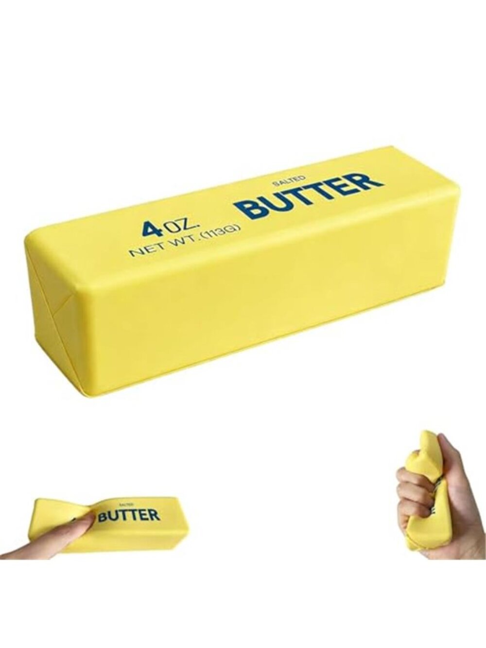 Cheese Squishy Toy, Slow-Rising Cheese Squishy Squeeze Block, Stress Balls